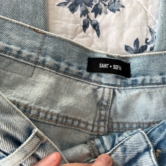 Saint + Sofia Wide Leg Jeans Size 14 (Brand is UK sizing size 36) - Picture 9 of 11